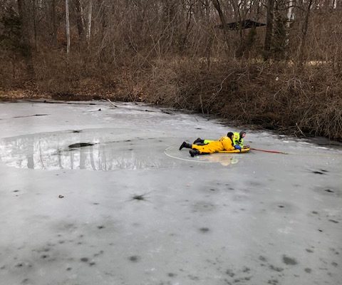 Moberly Fire Department Participates in Ice Rescue Program