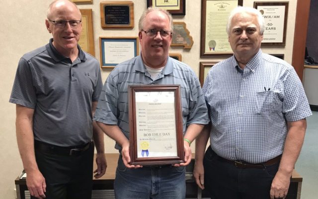 Friday Proclaimed Bob Ehle Day in Moberly