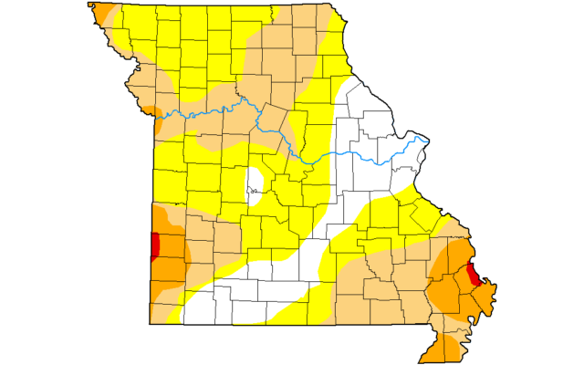 Severe Drought Disappears From Central Missouri