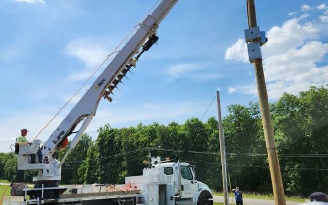 New Randolph County Warning Siren Installed On Route EE