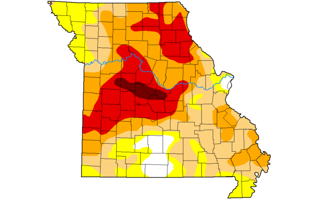 Even With Multiple Showers, Majority Of Missouri Still In Severe Or Worse Drought
