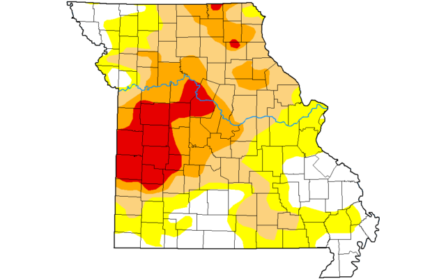 Drought Continues Spreading Through Western Missouri