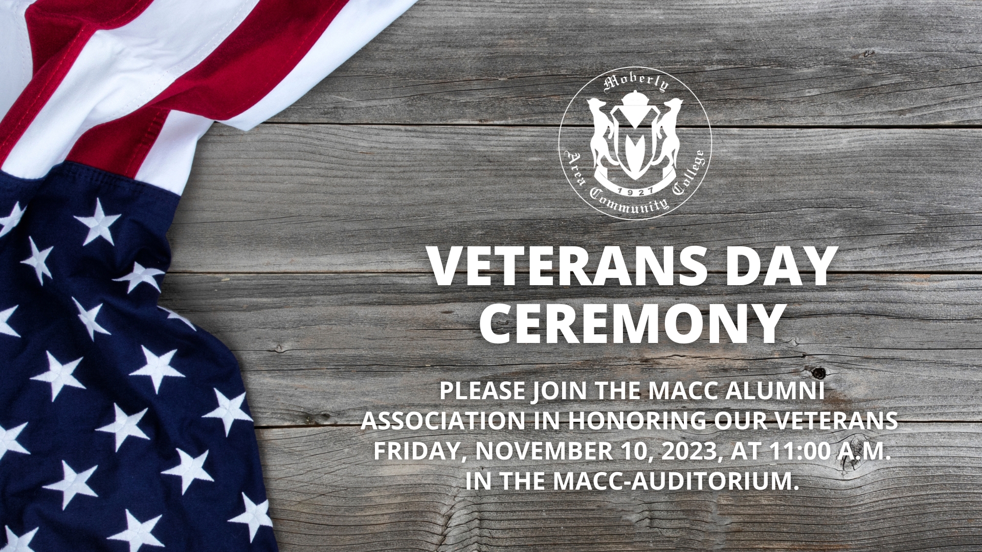 <h1 class="tribe-events-single-event-title">MACC Veterans Day Ceremony</h1>