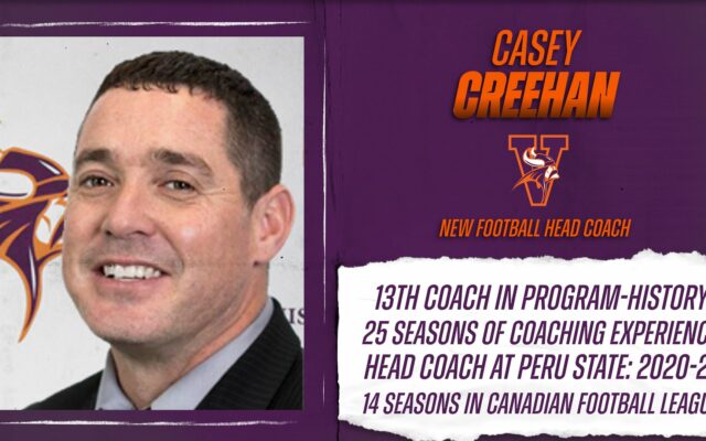 Creehan Reacts To Becoming MVC Football Coach