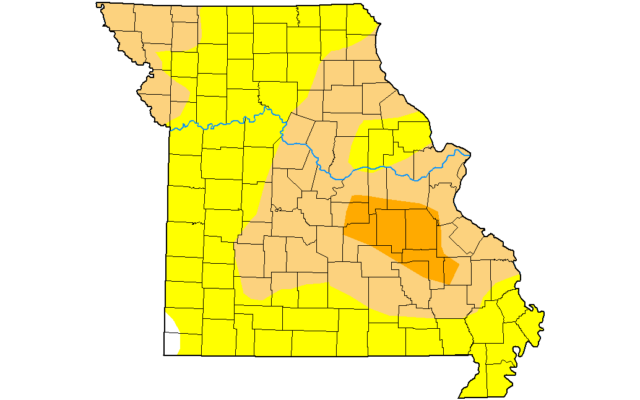 Severe Drought Emerges Near Lead Belt, Rest Of Missouri Going Dry Again