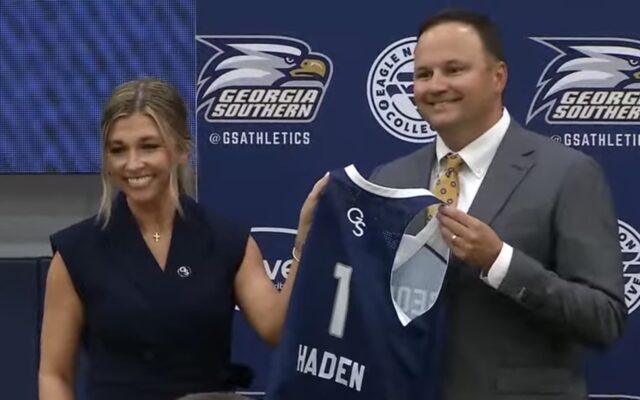 Haden Introduced at D-I Georgia Southern